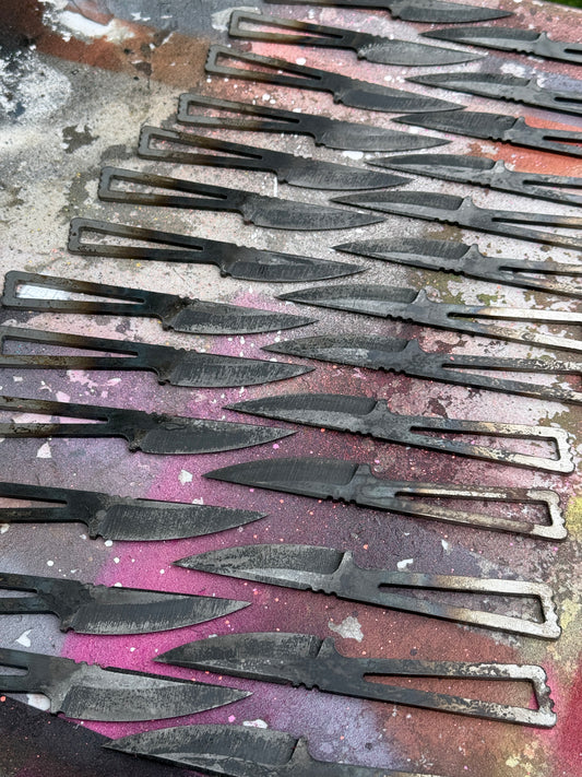 Avocet – Skeletonized Bird & Trout Inspired Fixed Blade