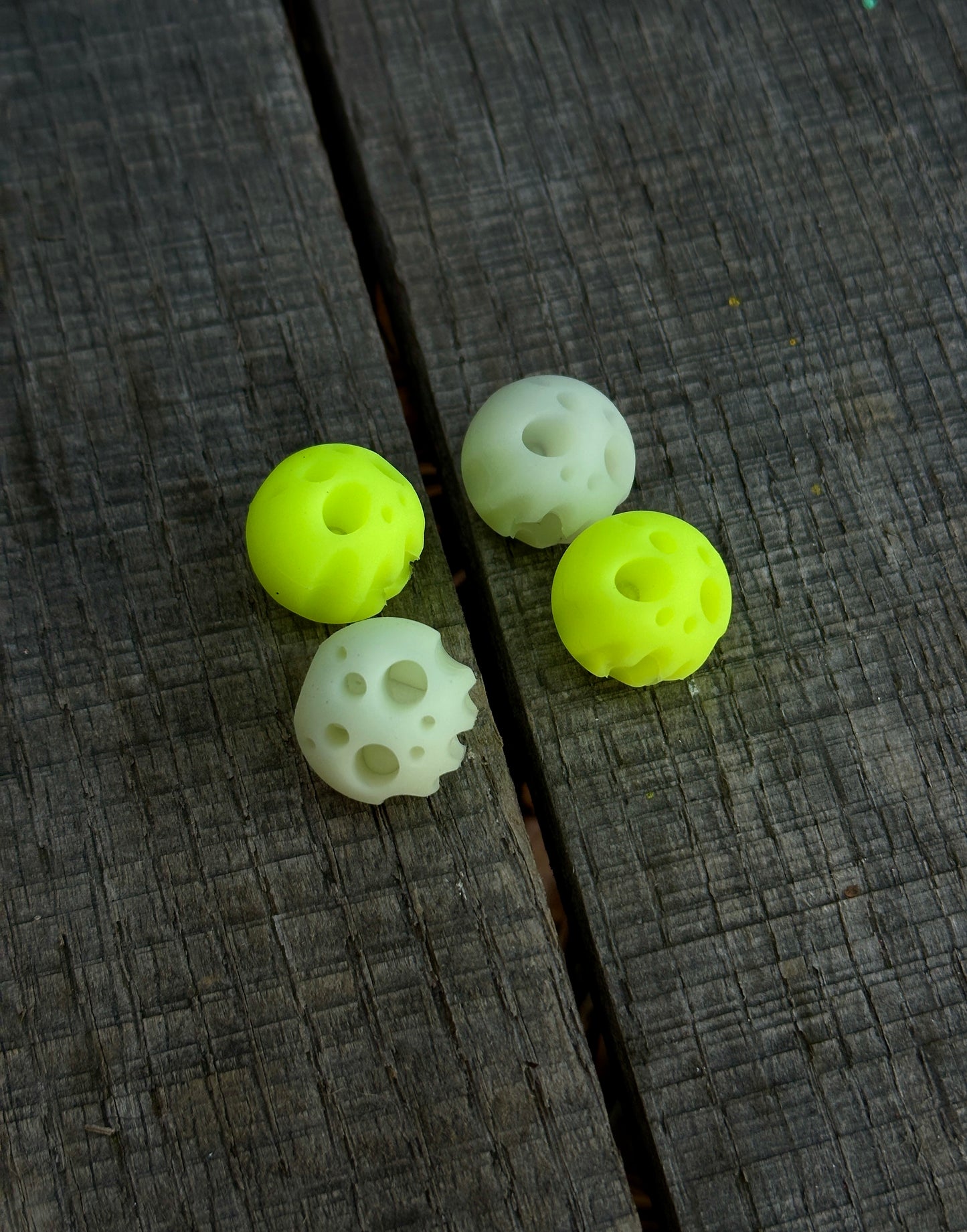 Koch Tools Co. Playge ST Skall EDC PVC Lanyard Bead - Safety Glow