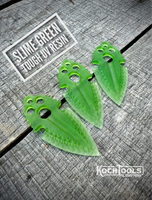 Koch Tools Co. Artifakt Pocket Tool - EDC Worry Stone - Slime Green Tough Resin