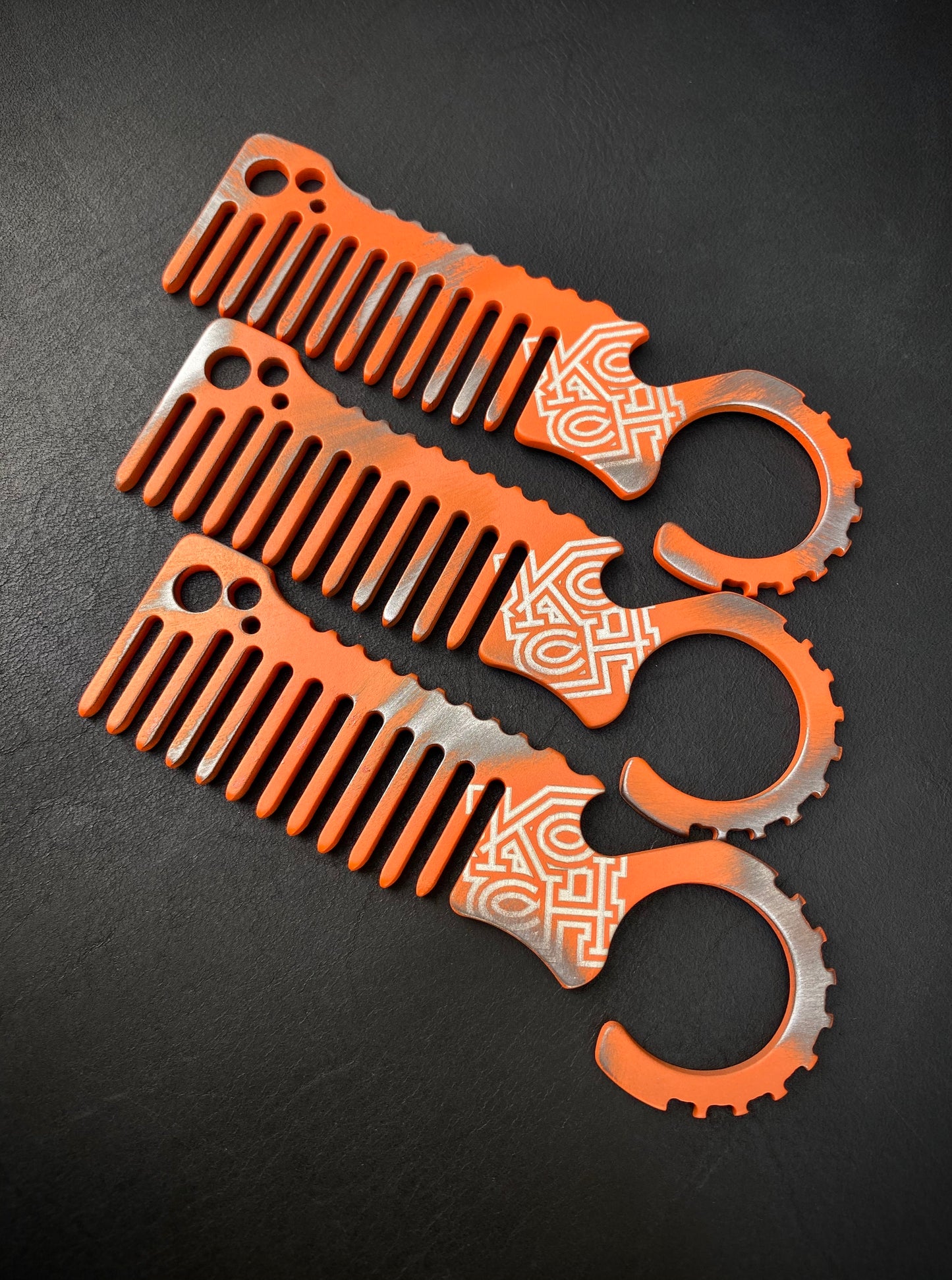 Koch Tools Co Beard Comb Komb for EDC Titanium