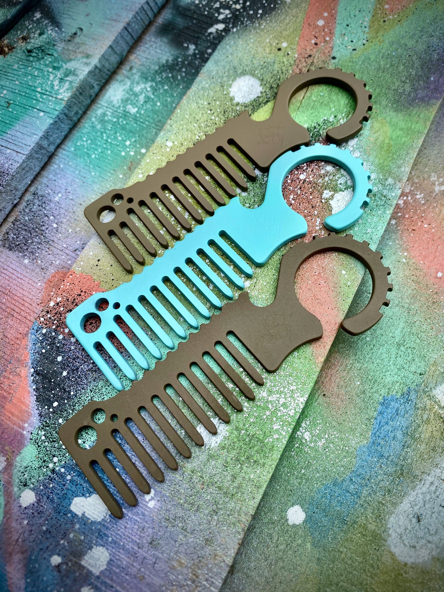 Koch Tools Co Beard Comb Komb for EDC Titanium