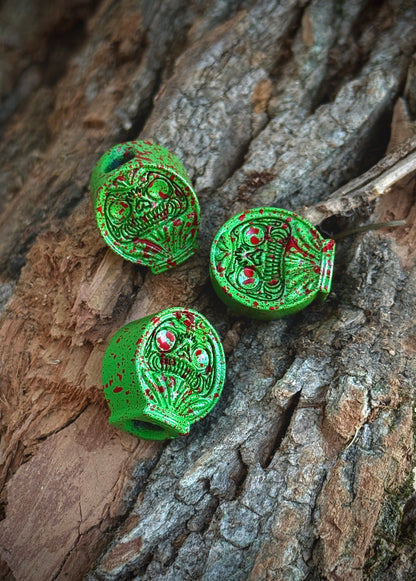 Daruma Guardian EDC Lanyard Bead