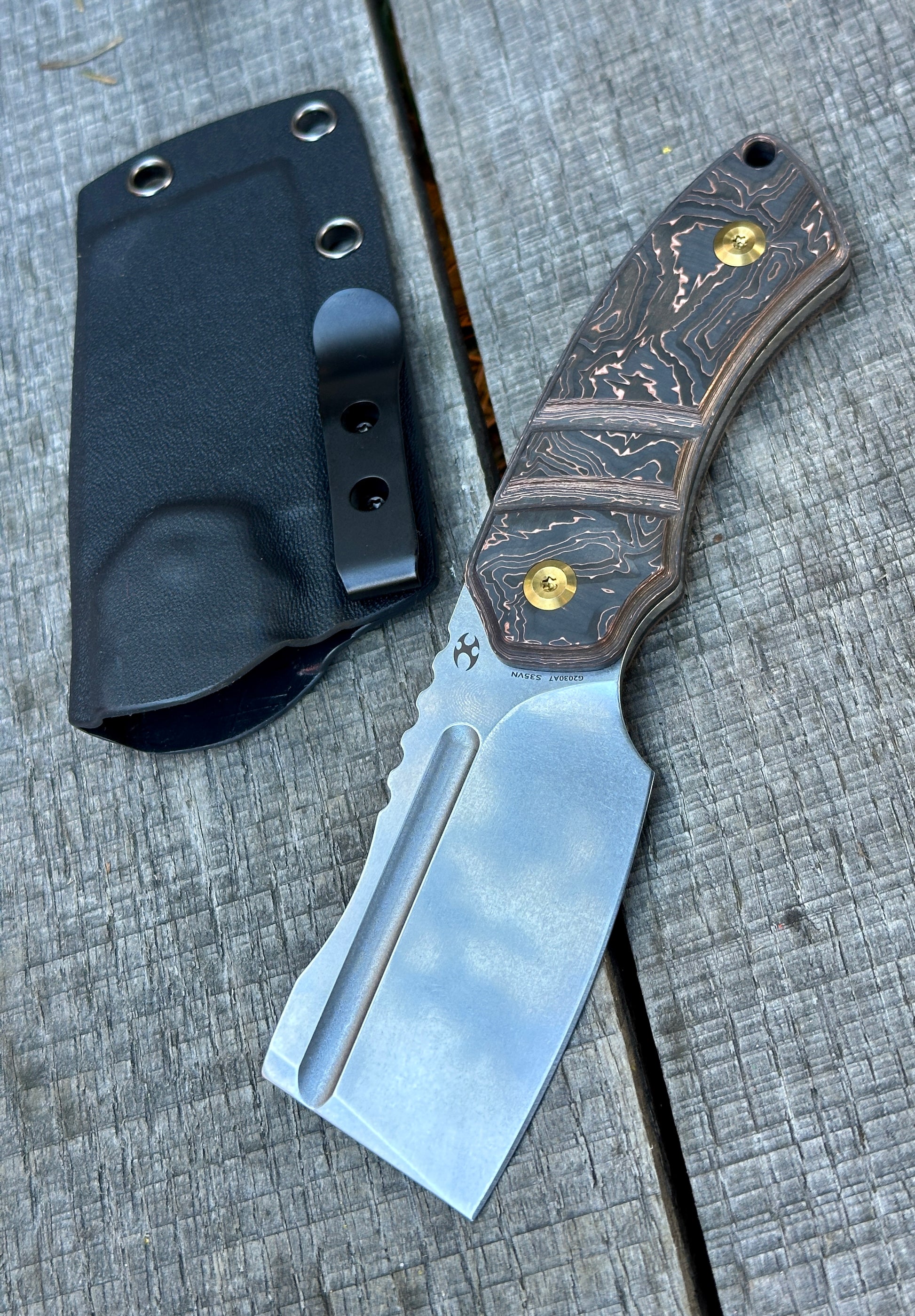 Korvid S - EDC Fixed Blade for Pocket Carry – Koch Tools Co.
