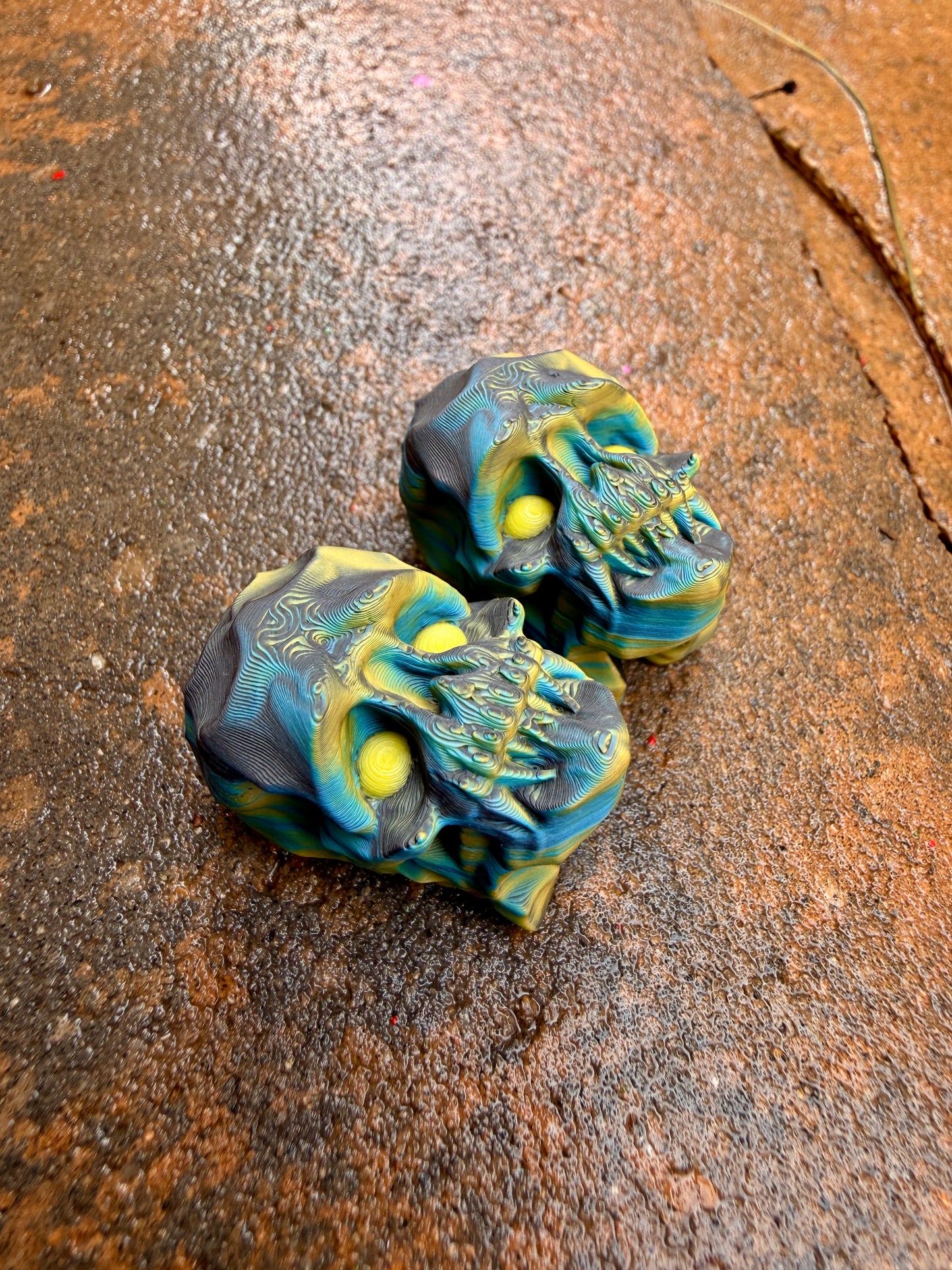 Guardian-X Skull EDC Lanyard Bead