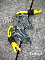 Koch Tools Co. Artifakt Pocket Tool - EDC Worry Stone - Black and Gray G10