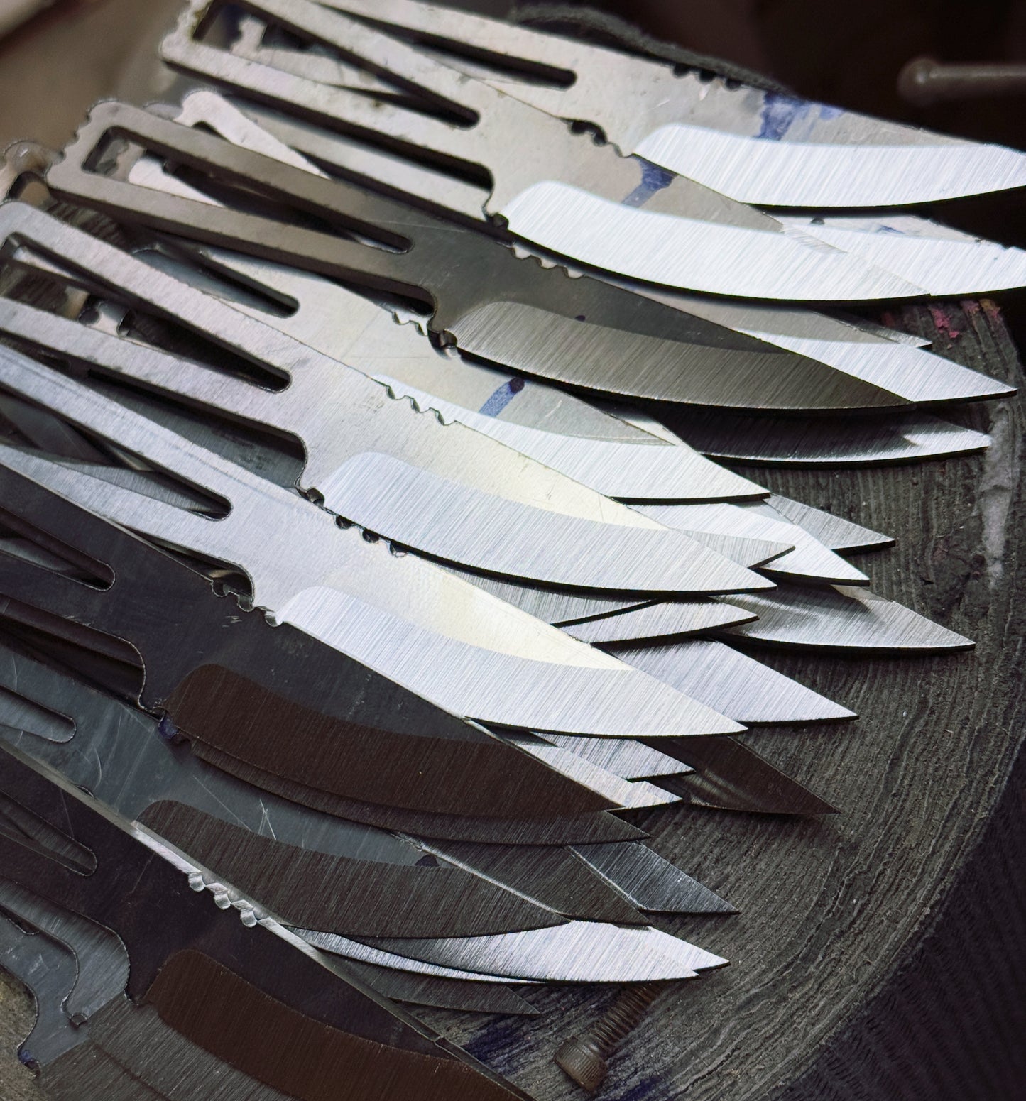 Avocet – Skeletonized Bird & Trout Inspired Fixed Blade
