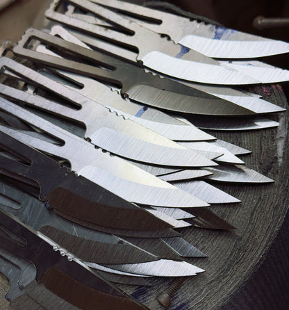 Avocet – Skeletonized Bird & Trout Inspired Fixed Blade