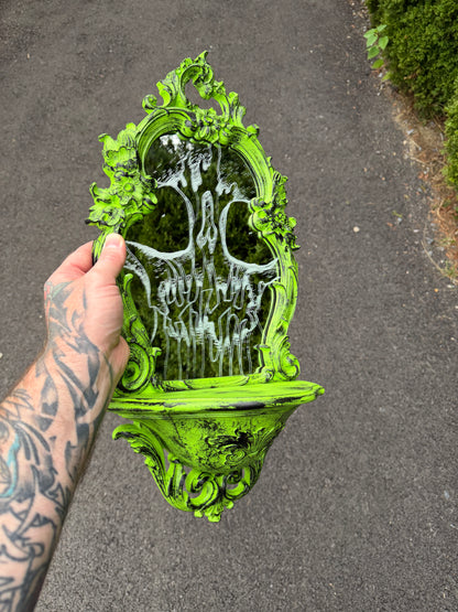 Guardian Mirror custom painted and engraved