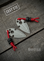 Koch Tools Co. Artifakt Pocket Tool - EDC Worry Stone - Gray G10