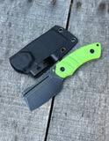 Koch Tools Co EDC Kansept Korvid S Pocket Fixed Blade - Green G10