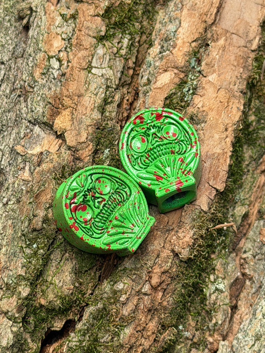 Daruma Guardian EDC Lanyard Bead - Pack of Two