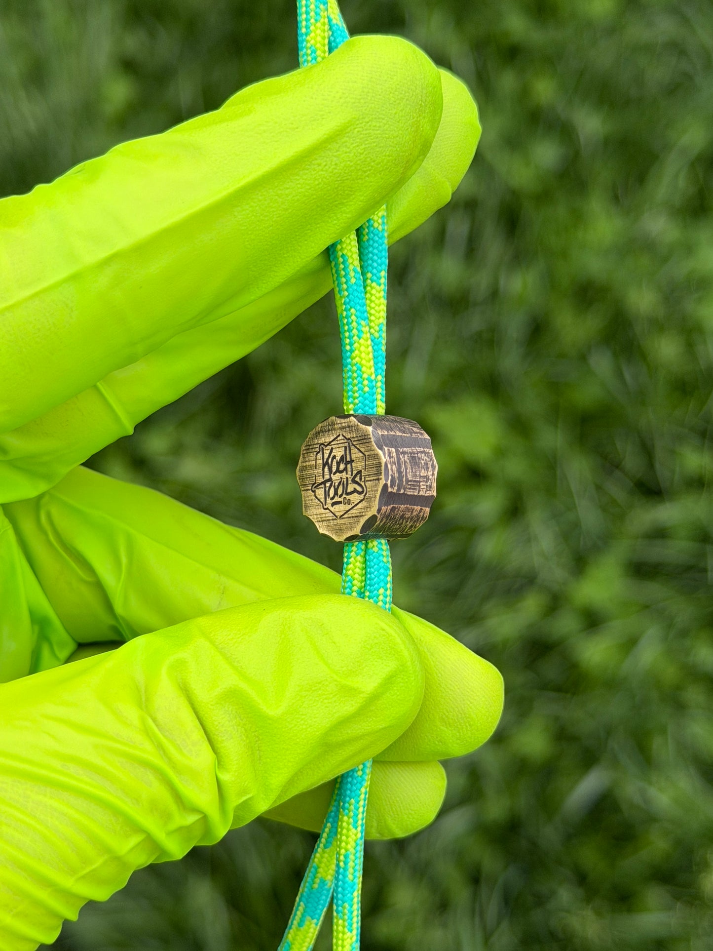 Undead Brass Lanyard Bead