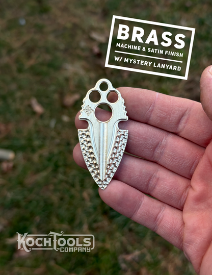 EDC Artifakt brass arrowhead