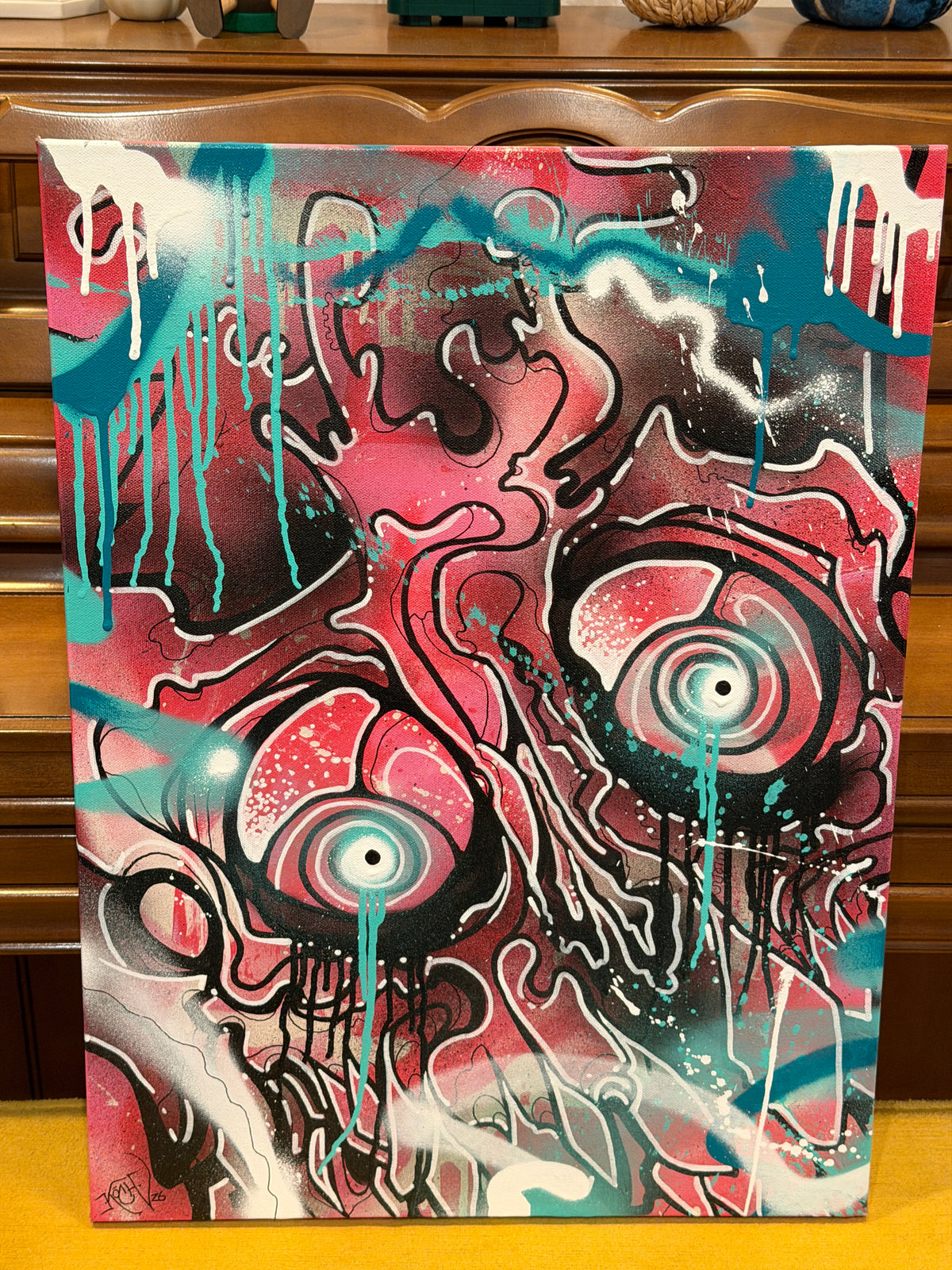 Jazz Guardian Original Canvas