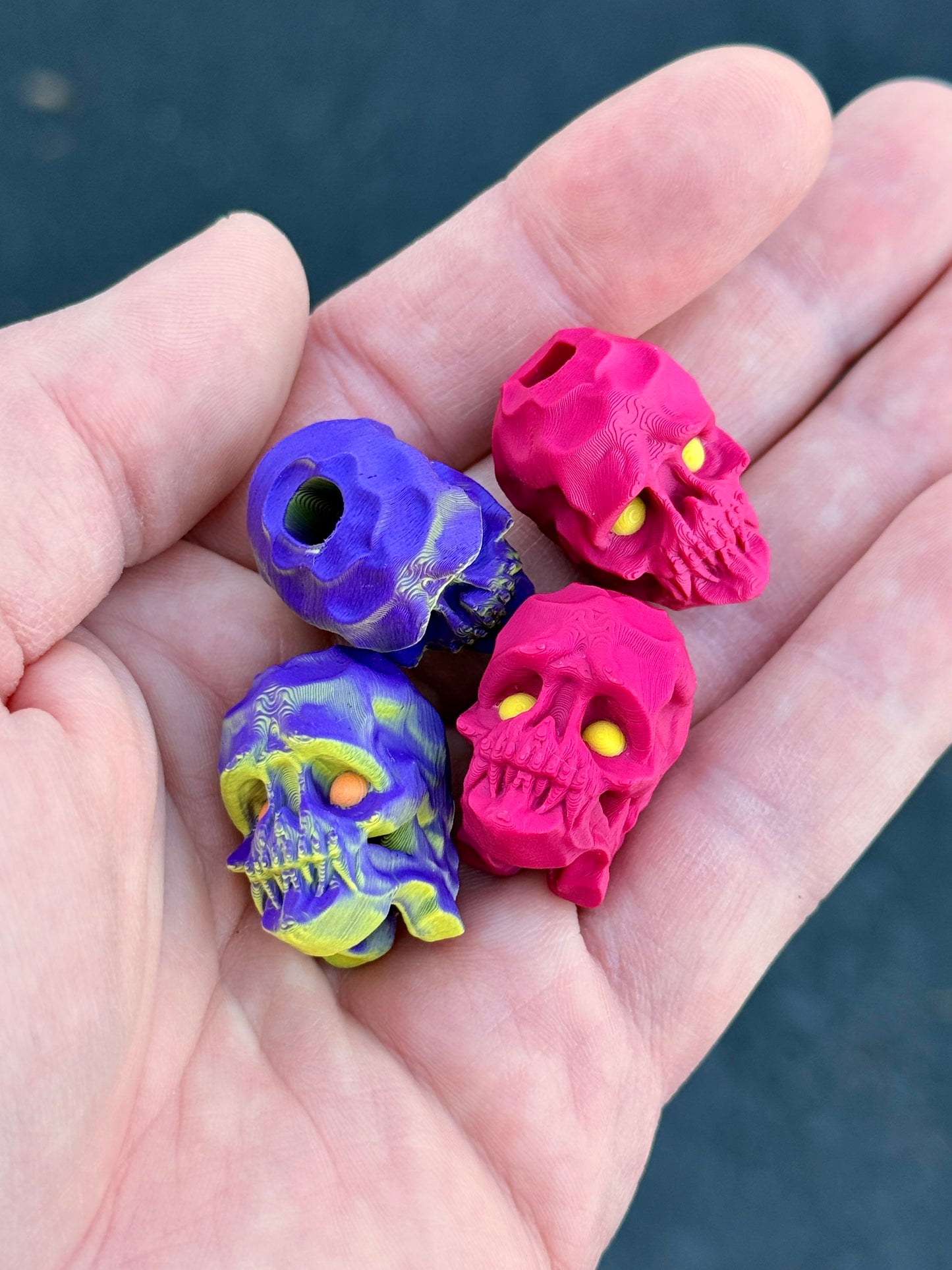 Guardian-X Skull EDC Lanyard Bead