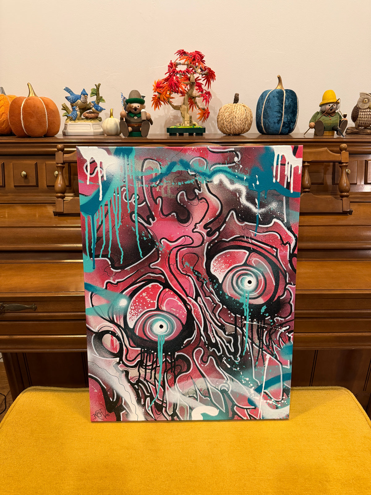 Jazz Guardian Original Canvas