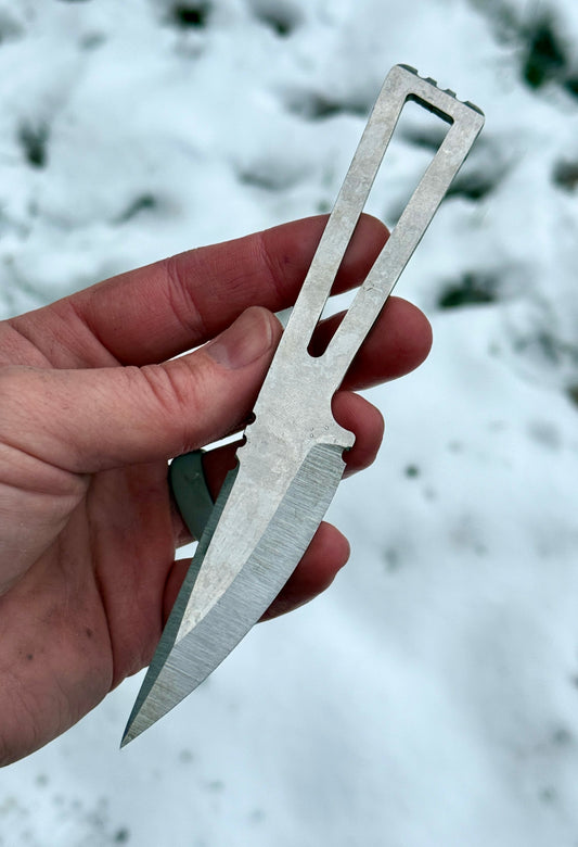 Avocet – Skeletonized Bird & Trout Inspired Fixed Blade