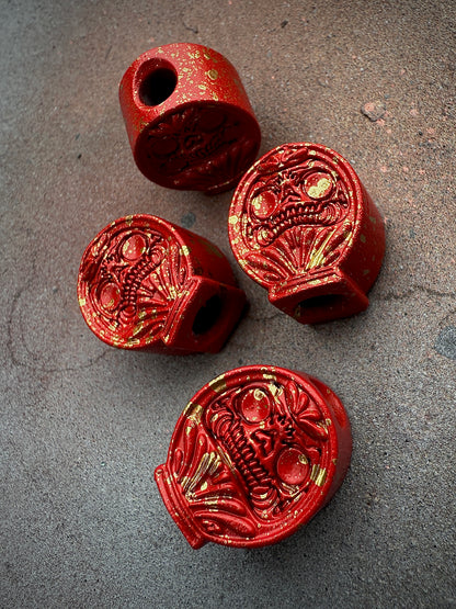 Daruma Guardian EDC Lanyard Bead