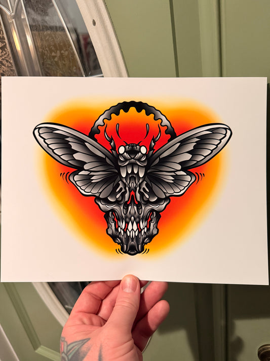 Death’s Head Cicada Print