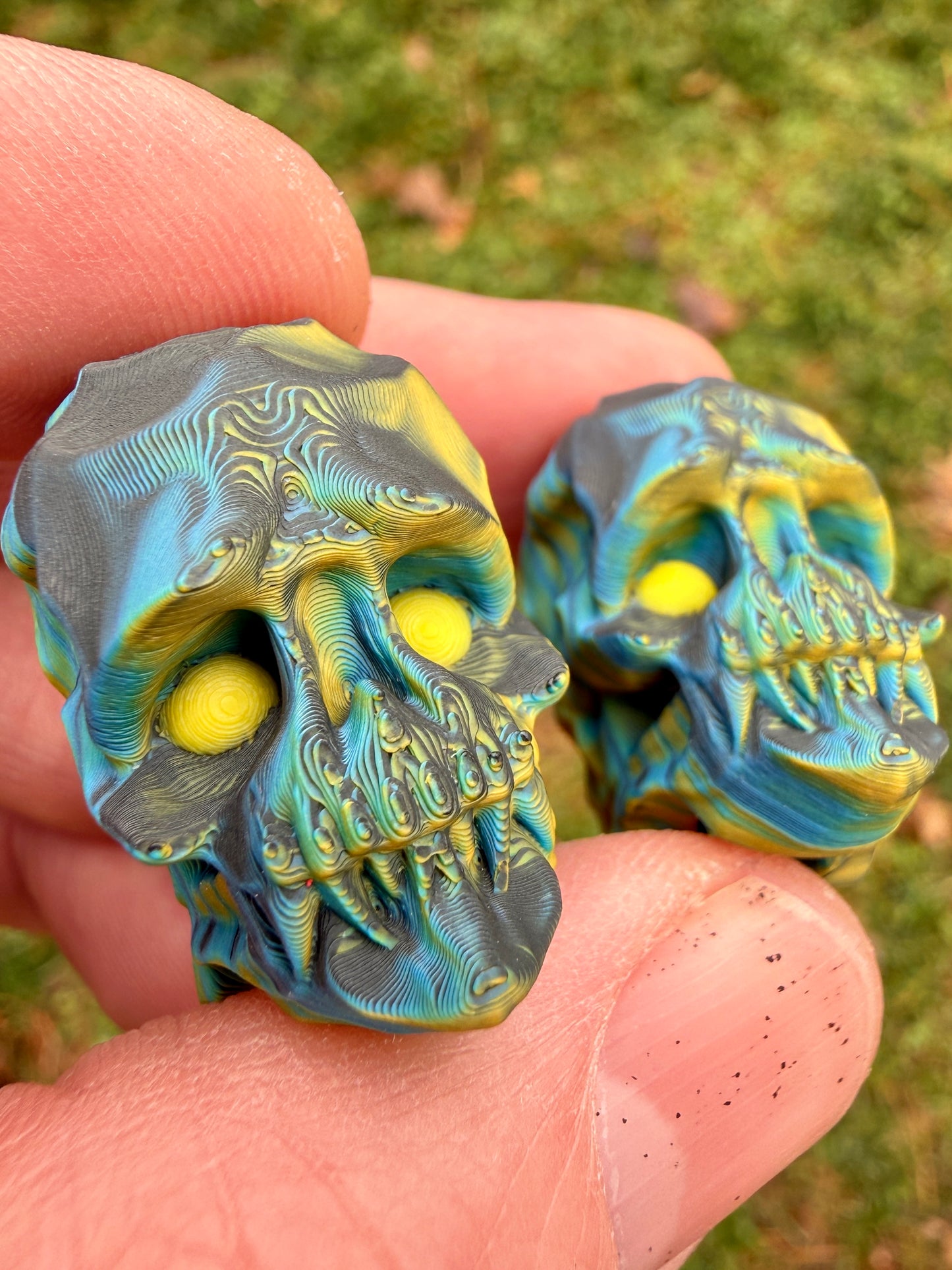 Guardian-X Skull EDC Lanyard Bead