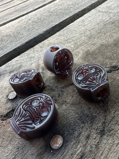 Daruma Guardian EDC Lanyard Bead