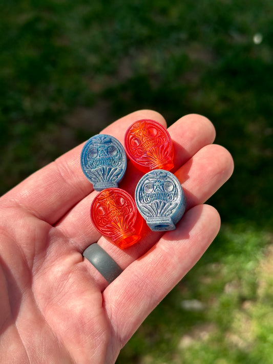 Daruma Guardian EDC Lanyard Bead - Pack of Two