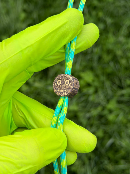 Undead Brass Lanyard Bead