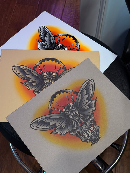 Death’s Head Cicada Print