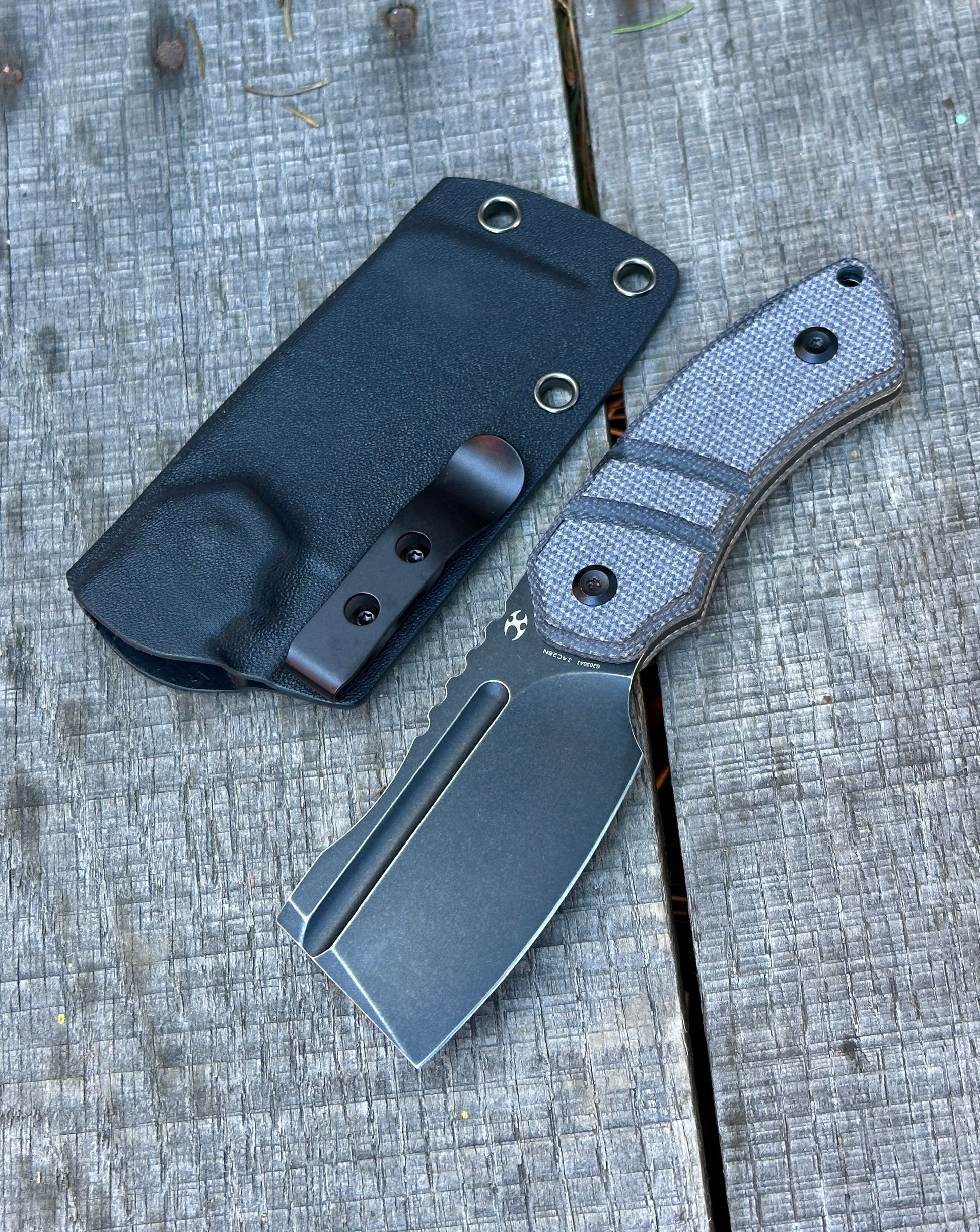 Korvid S - EDC Fixed Blade for Pocket Carry – Koch Tools Co.