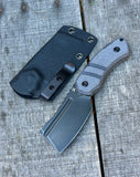 Koch Tools Co EDC Kansept Korvid S Pocket Fixed Blade - black micarta