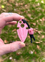 Koch Tools Co. Artifakt Pocket Tool - EDC Worry Stone - Pink G10