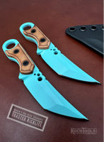 Koch Tools Co and Empire Outfitter EDC Hornet Fixed Blade AEB-L Richlite Scales