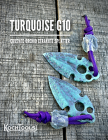 Koch Tools Co. Artifakt Pocket Tool - EDC Worry Stone - Turquoise G10