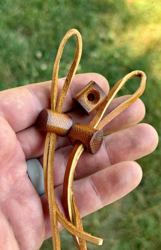 Vintage Butterscotch Micarta Lanyard Beads