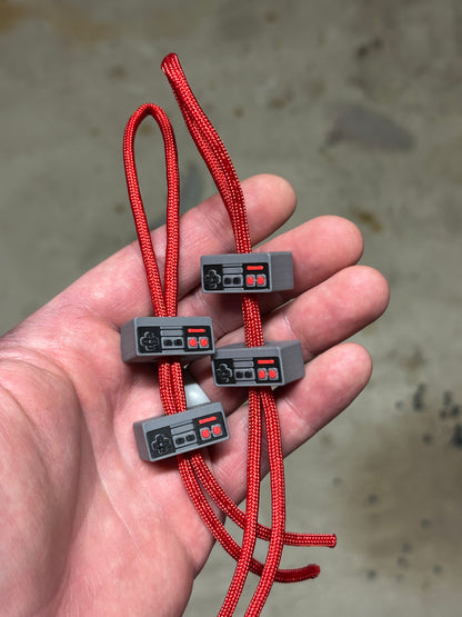 Nintendo NES Controller Inspired Lanyard Bead - Two Pack