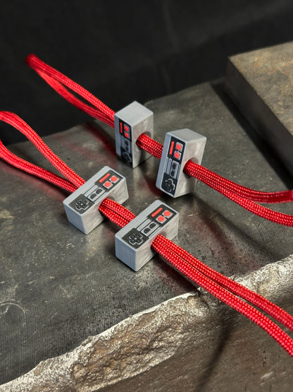 Nintendo NES Controller Inspired Lanyard Bead - Two Pack