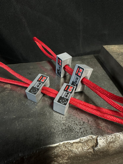 Nintendo NES Controller Inspired Lanyard Bead - Two Pack