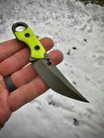 Koch Tools Co and Empire Outfitter EDC Hornet Fixed Blade AEB-L Dayglow G10
