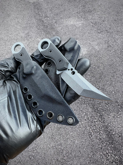 Koch Tools Co and Empire Outfitter EDC Hornet Fixed Blade AEB-L Black G10