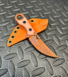 Koch Tools Co and Empire Outfitter EDC Hornet Fixed Blade AEB-L Glow Orange