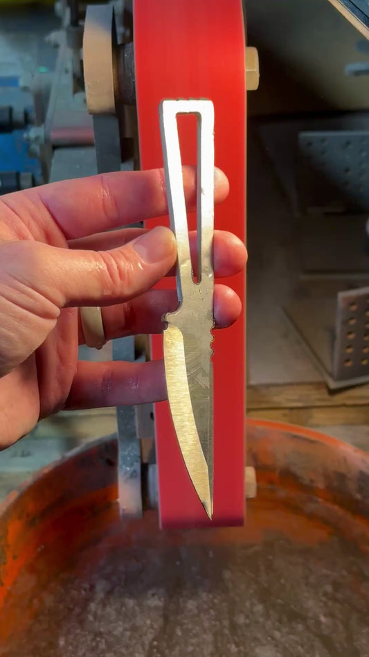 Avocet – Skeletonized Bird & Trout Inspired Fixed Blade