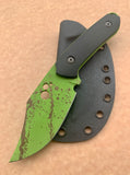 Koch Tools Co. Implicit Bowie EDC Fixed Blade Steel - Cord Wrap Steel