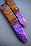 Koch Tools Co. Kursor Prybar EDC Pocket Tool - Prybar with Clip - Ultem and Purple G10