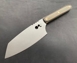 Koch Tools Co. Santoku Chef Knife for Camping, EDC, Cooking - g10 and carbon steel