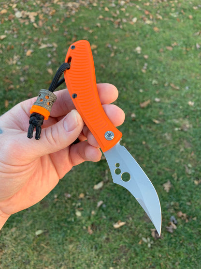 Koch Tools Co. Rekluse EDC Slipjoint pocket knife - Orange G10