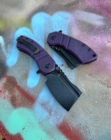 Koch Tools Co Kansept EDC Pocket Knife Korvid M - Purple G10