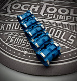 Koch Tools Co EDC Ball-Nose Lanyard bead - Blue Titanium