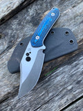 Koch Tools Co. Implicit Bowie EDC Fixed Blade Steel - Carbon fiber