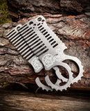 Koch Tools Co Beard Comb Komb for EDC Titanium 