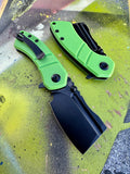 Koch Tools Co Kansept EDC Pocket Knife Korvid M - Grass Green G10